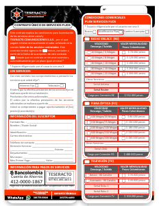 Miniatura del Contrato Unico de Servicios Fijos PDF