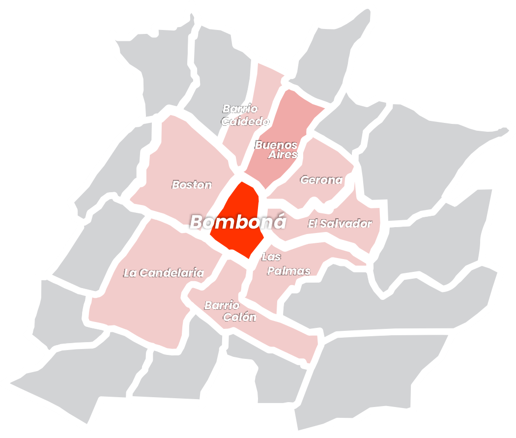 Mapa de Cobertura en Medellín